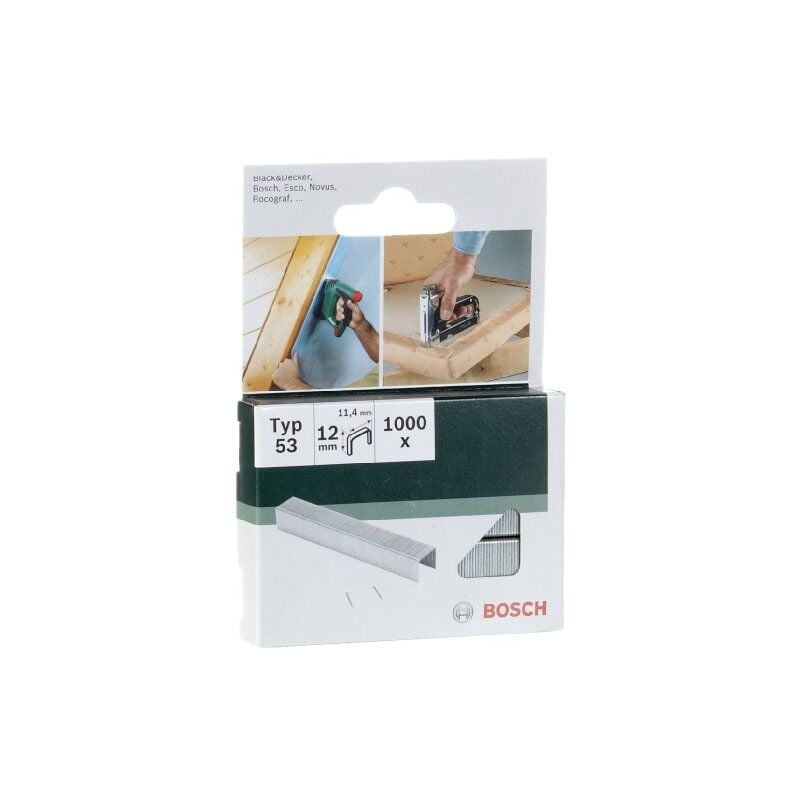 Bosch - 2609255822 agrafe 11,4 x 0,74 x 12 mm type 53 lot de 1000