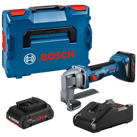 Bosch Akku-Blechschere GSC 18V-16 E Professional, Ausführung: 0601926301, 2x4,0Ah L-Boxx