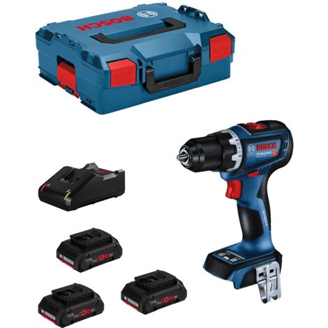 Bosch Akku Bohrschrauber 3x Procore 4Ah GSR 18V-90C Professional Set  0615A5002R