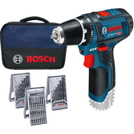 Bosch Akku-Bohrschrauber GSR 12V-15 Solo inkl. Zubehör im Softbag