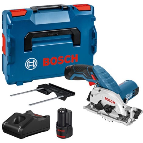 Bosch Akku-Kreissäge GKS 12V-26 mit 2x 3,0 Ah Akkus im Set in L-BOXX