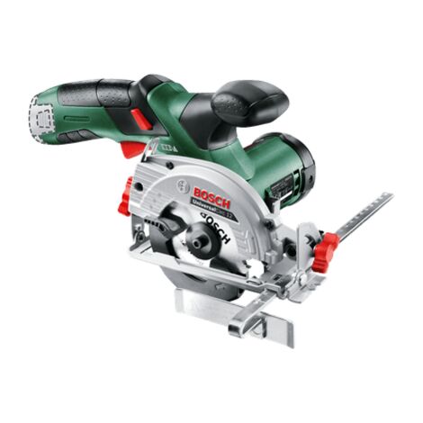 Bosch Akku Mini Handkreissäge UniversalCirc 12 (12 Volt System, Schnitttiefenbereich bei 90°: 0 - 26 mm)