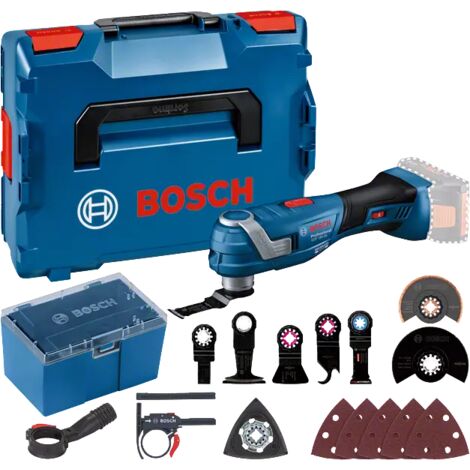 Bosch Akku-Multi-Cutter GOP 18V-34, incl. Starlock Tauchsägeblätter+diverses Zubehör, L-BOXX