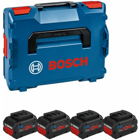 Bosch Akku Multiset 4x ProCore 5,5 Ah Akkupack in L-BOXX 136