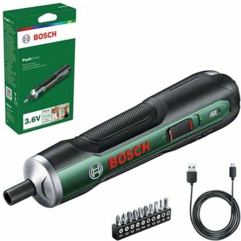 Bosch Akku-Schrauber PushDrive, incl. Zubehör, im Karton