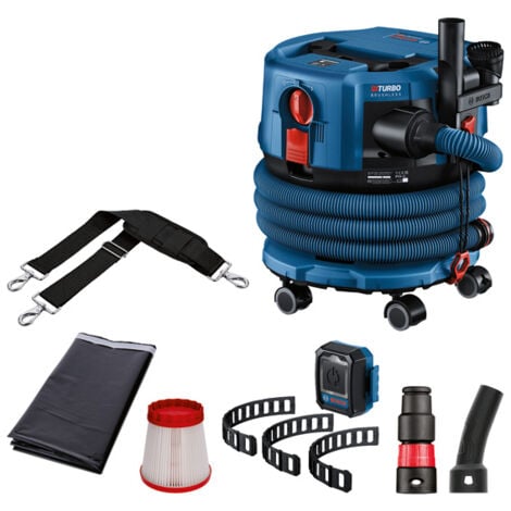 BOSCH PROFESSIONAL Bosch Akku-Staubsauger BITURBO GAS 18V-12 MC, M-Klasse ohne Akku und Ladegerät