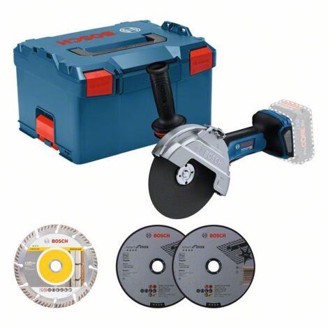 Bosch Akku Winkelschleifer Schleifen L-Boxx GWS 18V-180P Professional 06019H6L02