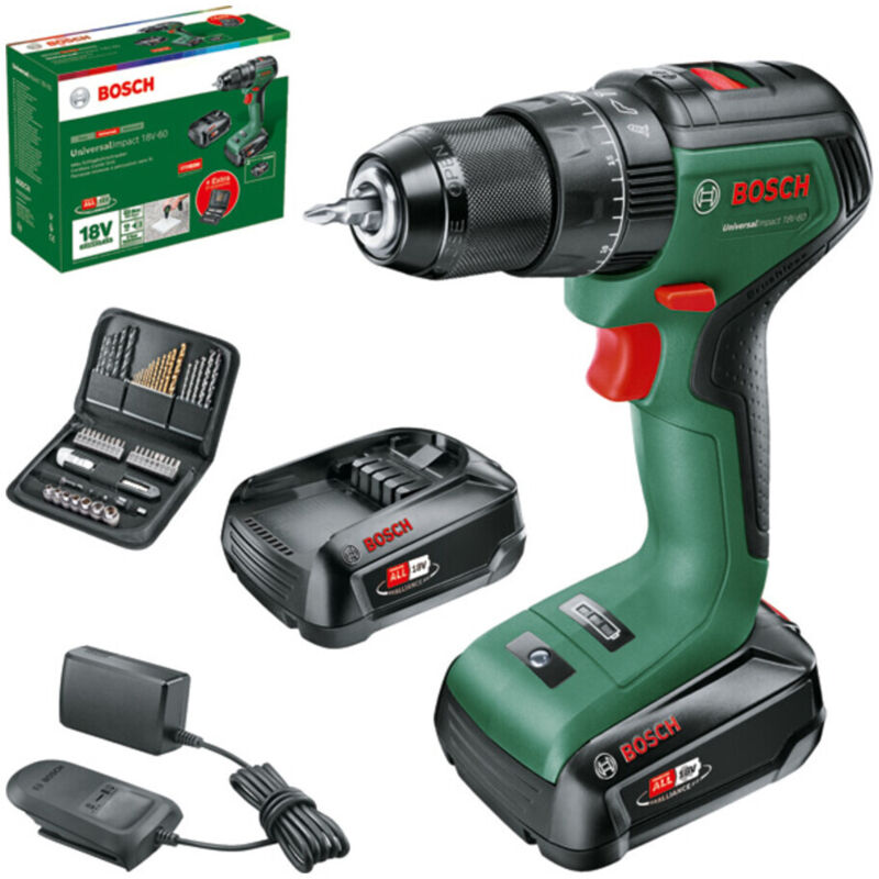 Akku-Bohrschrauber UniversalImpact 18V-60