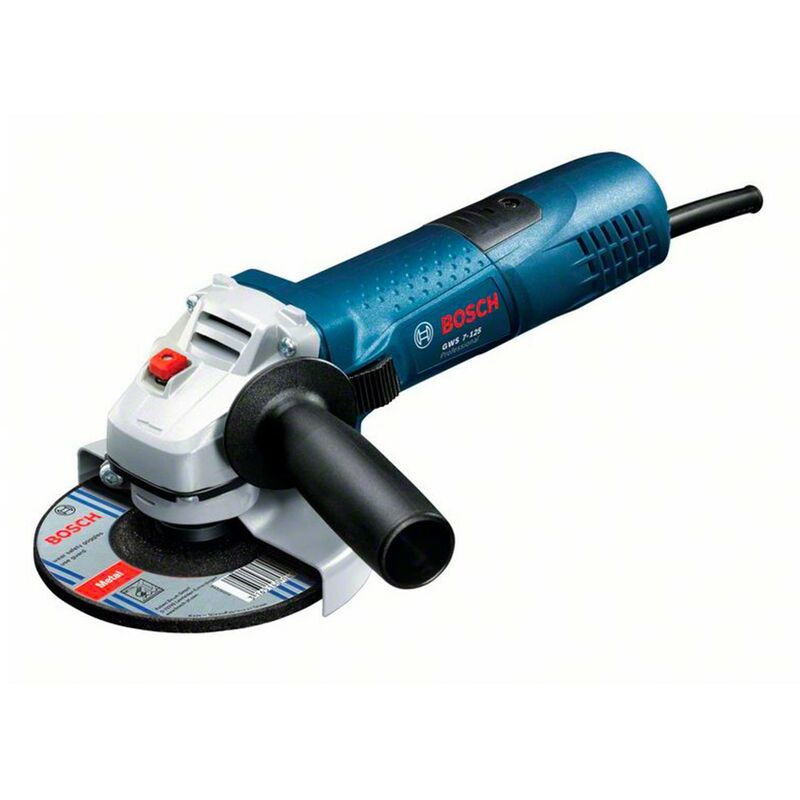 

Bosch 0601388108 Amoladora angular GWS 7-125 720W 11000rpm Disco 125mm Prot. rearranque + caja cartón