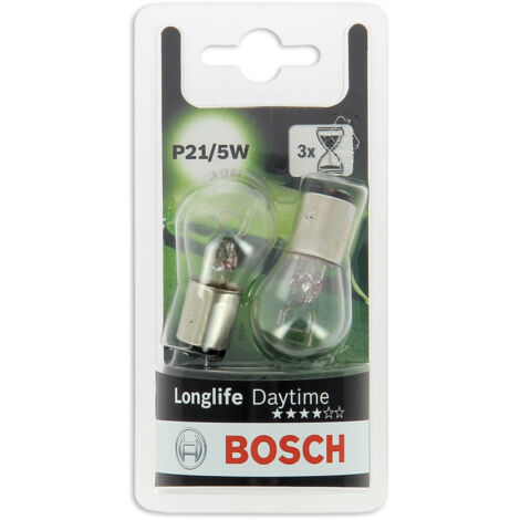 BOSCH Ampoule Longlife Daytime 2 P21-5W 12V 21W 5W