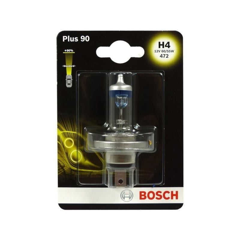 Ampoule plus 90 1 H4 12V 60/55W 684004 - Bosch