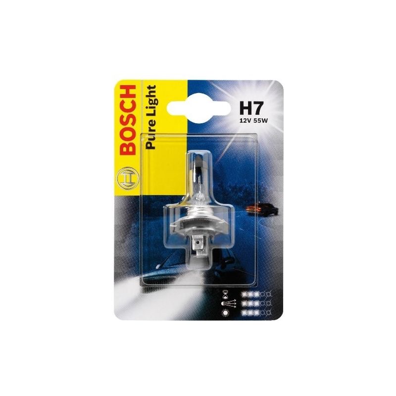 Ampoule pure light 1 H7 12V 55W 684107 - Bosch