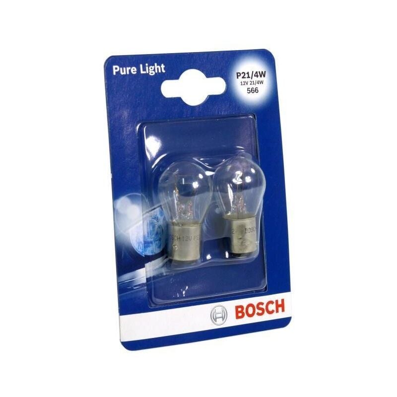 Ampoule pure light 2 P21/4W 12V 21/4W 684154 - Bosch