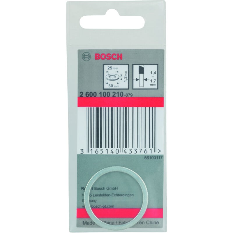 

2600100210 Anillo reductor hojas sierra circular 30 x 25 x 1,2 mm - Bosch