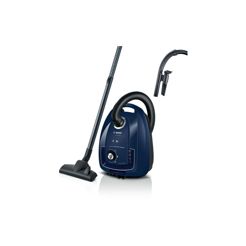 Image of Bosch - Aspirapolvere a Traino Serie 4 BGL38BU1 con Sacco Potenza 600 Watt Capacità 4 Litri Colore Dark Navy