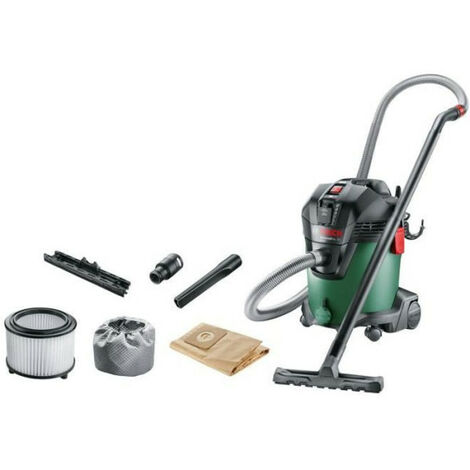 Bosch – Aspirateur eau et poussière AdvancedVac 20 – 1200 W – Dépression 260 mbar – Débit 70 l/s – Capacité 20 L pour chantiers humides