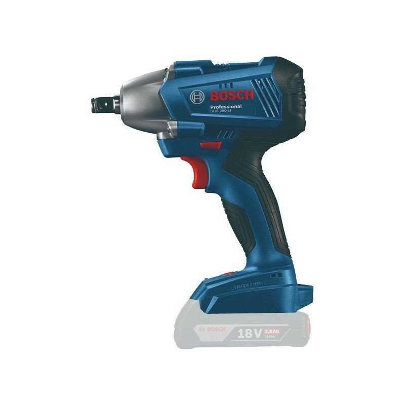 

Bosch - Atornillador de impacto 18V par 250Nm sin batería ni cargador - GDS 250-LI Professional