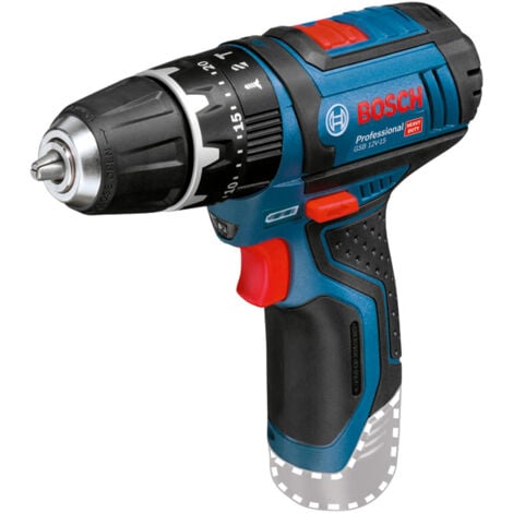 BOSCH - Atornillador taladro de percusión a batería GSB 12V-15 (SIN BATERIA NI CARGADOR)