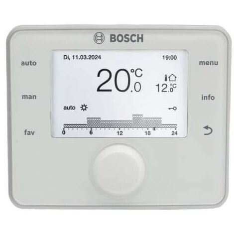 BOSCH außentemperaturgef. Regler CW 400 für bis 4 Heizkreise und 2 WW-Ladekreise