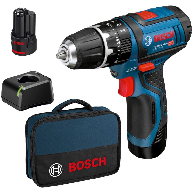 Trapano Bosch b 2 batterie gsb 10,8-2li in valigia - Salone