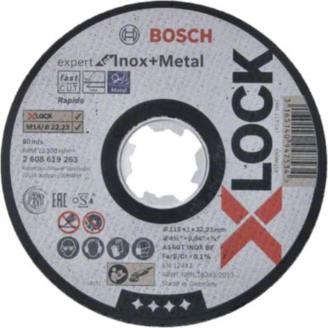 BOSCH-B DISCO PER INOX X-LOCKMM.115X1,0 BOSCH PZ 1,0
