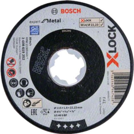 BOSCH-B DISCO PER METALLO X-LOCKMM.115X1,6 BOSCH PZ 1,0