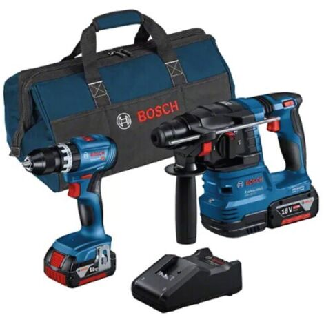 BOSCH-B KIT TRAPANO + TASSELLATORE 18V