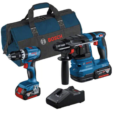 BOSCH-B SET 18V TRAPANO+TASS. +3 BATT.4,0Ah+CARIC.- 1,0 confezione