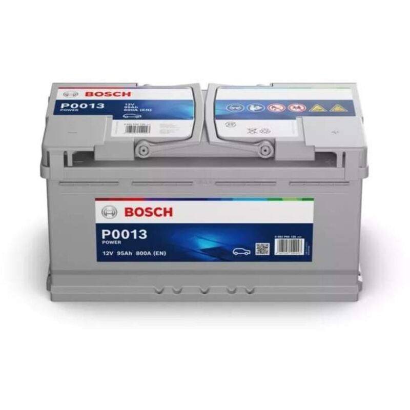 Bosch Batteria Auto P0013 95Ah 800A 12V - Pronta all'Uso - con Maniglia