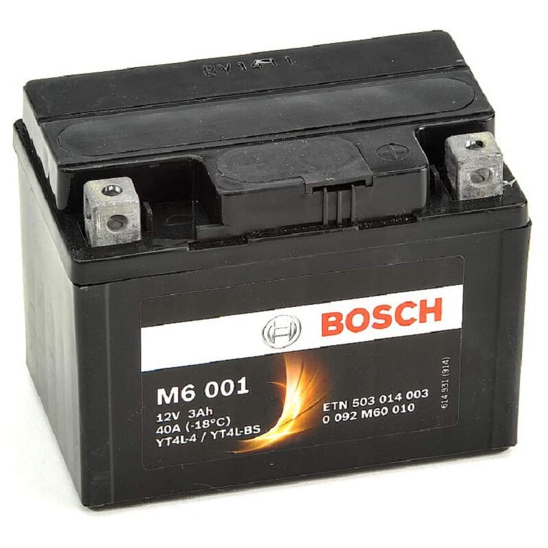 Image of Batteria Bosch per moto serie M6 001 3AH 40A