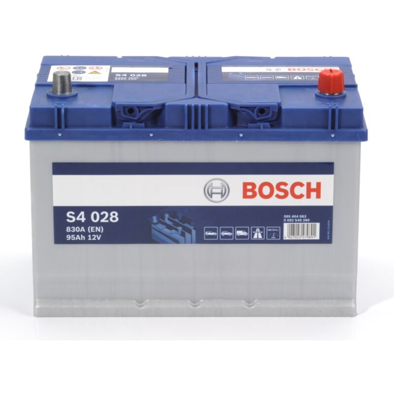 Bosch - Batterie de démarrage Auto S4028 - 12V 95Ah 830A (en)