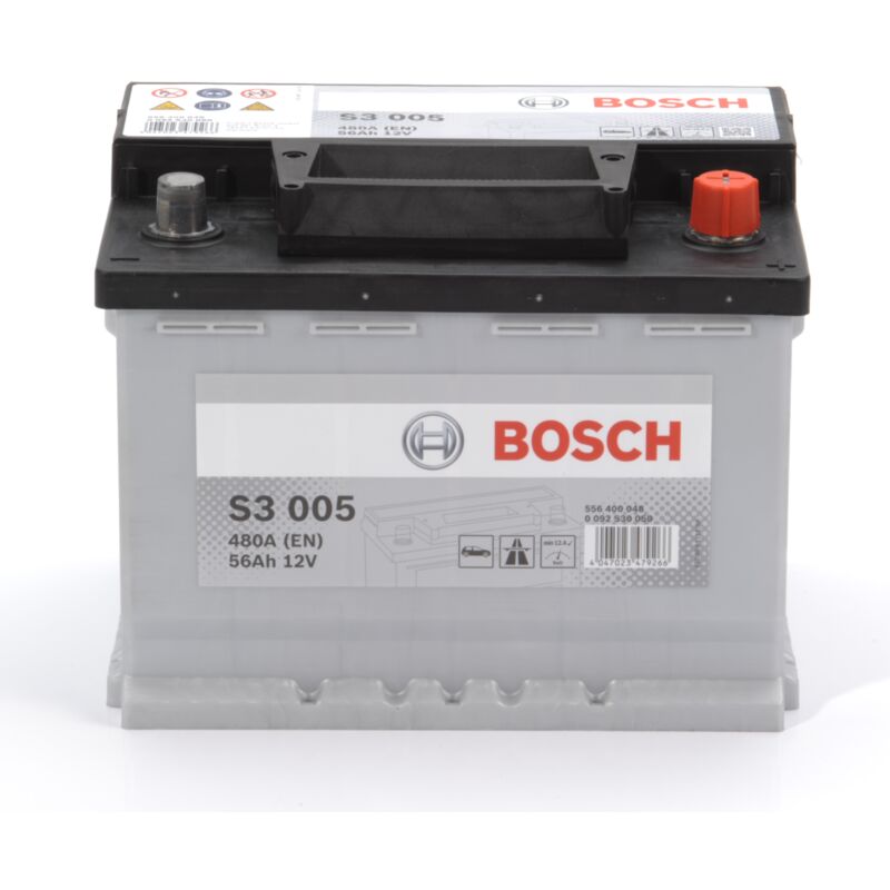 Bosch 1 X BATTERIE DE VOITURE S3005 56 Ah droite - mm 242 x 175 x 190