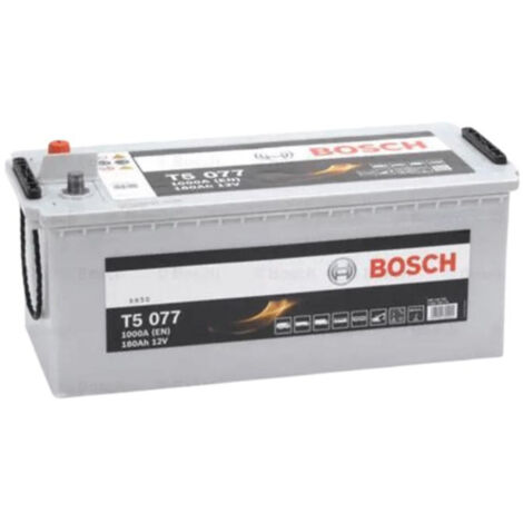 Bosch – Batterie démarrage 12V 225Ah 1150A – Plomb Calcium sans entretien – Pour voitures et camions – 92T50800
