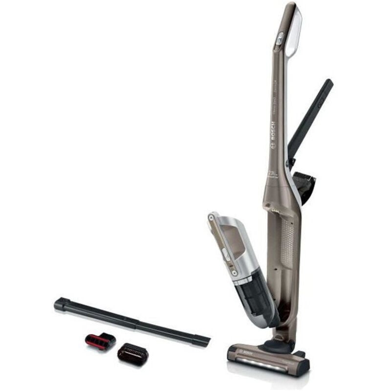 Bosch - BBH3ALL23 Aspirateur balai sans fil 2en1 et multifonction Flexxo - 2 vitesses - 23V - 50 mn dautonomie - Champagne metalli
