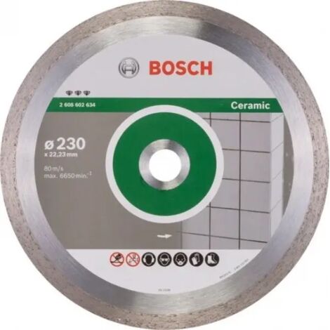 Bosch Best for Ceramic Disco diamantato per smerigliatrice 230 mm