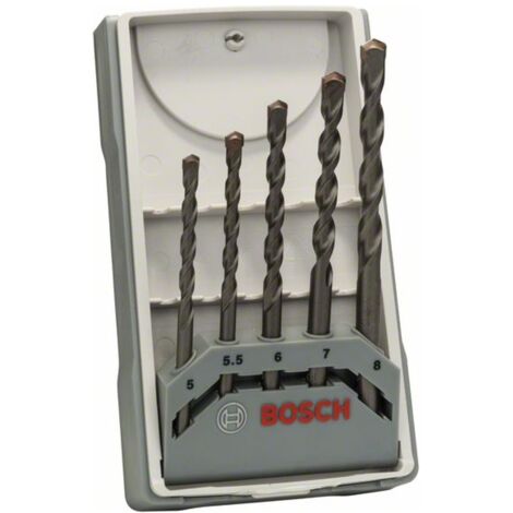 Bosch Betonbohrer CYL-3 Set Silver Percussion 5tlg. 5 - 8 mm - 2607017081