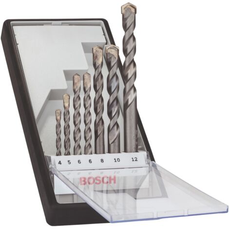 Bosch Betonbohrer-Robust Line-Set CYL-3, Silver Percussion, 7-teilig, 4 - 12 mm