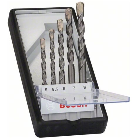 Bosch Betonbohrer-Robust Line-Set Silver Percussion 5tlg. 5 - 8 mm - 2607010526
