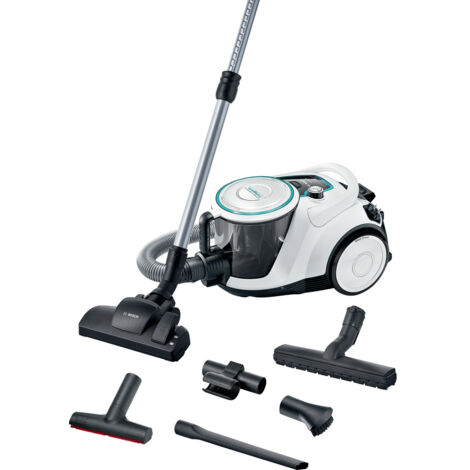 Bosch beutelloser Staubsauger GS41  Serie 6, weiß  Staubsauger ohne Beutel  Beutellos