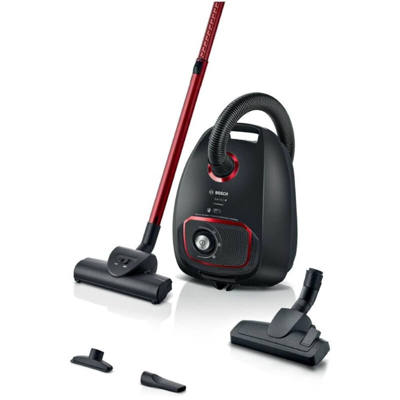 Bosch BGB41POW1 Aspirapolvere con Sacco a Traino 850W Nero