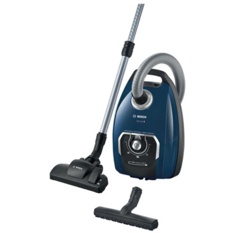 Bosch - Series 8 BGB75X494 - Aspirateur - Bidon - Sac - Bleu