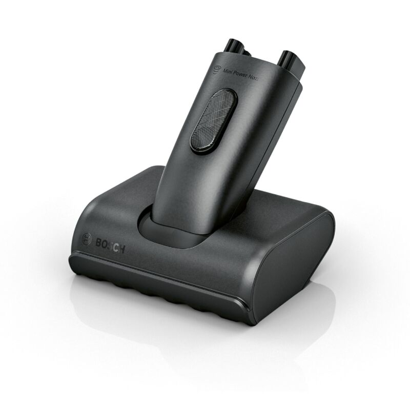 Bosch BHZUNGMP Mini Turbo Spazzola Motorizzata per Unlimited 10 e 9, Pulizia Accurata degli Imbottiti, Compatta, Facile da Riporre nella Stazione di