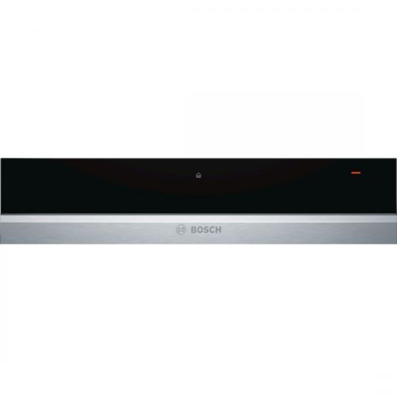 cassetto accessori non riscaldato 14 cm nero / acciaio inox - bie630ns1 - bosch