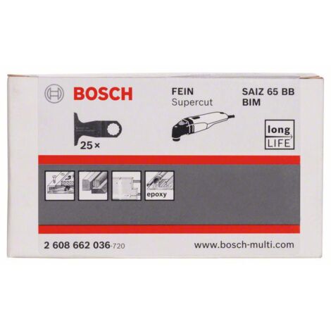 Bosch BIM Tauchsägeblatt SAIZ 65 BB Wood and Nails 40 x 65 mm