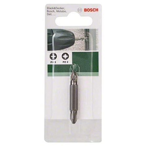 BOSCH - BIT AVVIAMENTO DOPPIO PH2-PZ2 45MM
