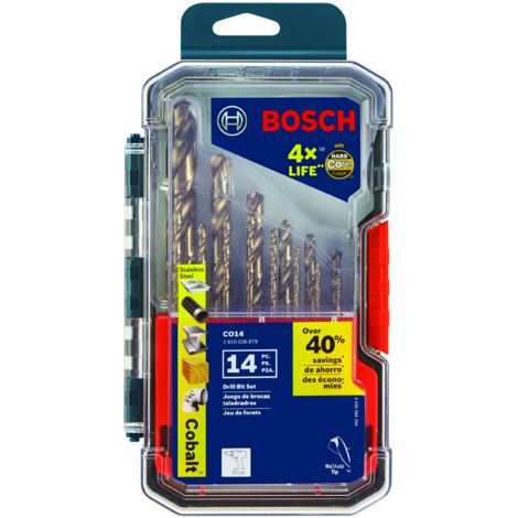 Bosch BL29 nero ossido di metallo drill bit set, CO14 0 wattsW, 0 voltsV