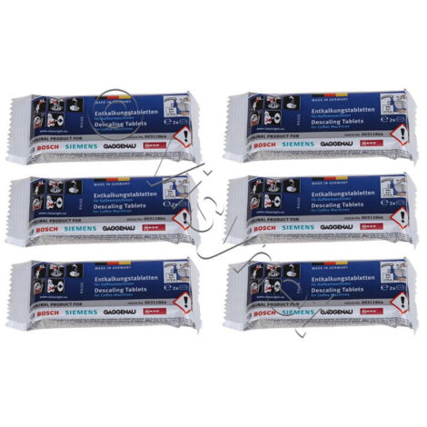 BOSCH Boîte de 12 pastilles détartrantes de 18g