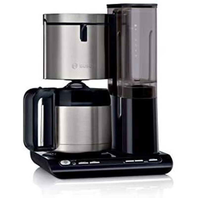 Cafetière Bosch TKA8A683 Styline + Thermos Acier inoxydable/Noir