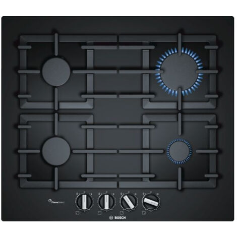 BOSCH Bosch Serie 6 PPP6A6B90 - Noir - Intégré - Gaz - Verre trempé - 1000 W - Rectangulaire (PPP6A6B90)
