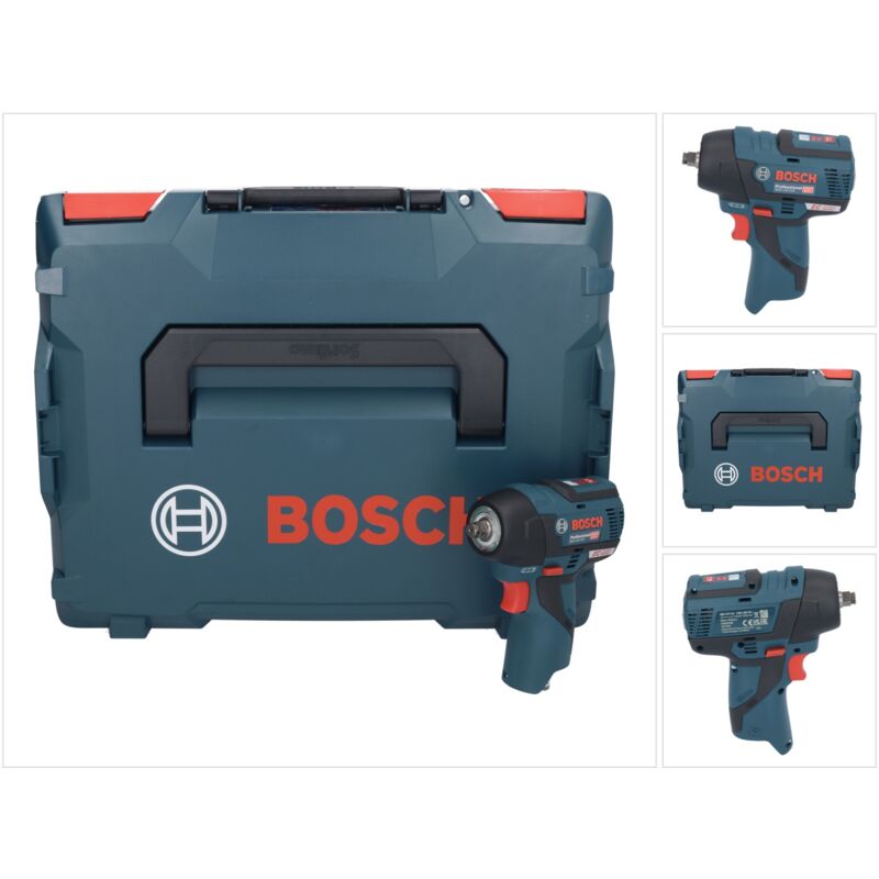 Gds 12V-115 Boulonneuse sans-fil avec Porte-outils Carré mâle de 3/8' en Coffret L-Boxx - sans Batterie ni Chargeur - Bosch